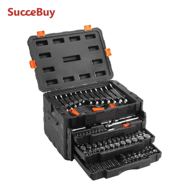 Mechanics Tool Set and Socket Set 1/4" 3/8" 1/2"
