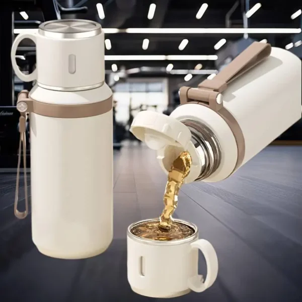600ml Stainless Steel Thermos Bottle Leak-Proof