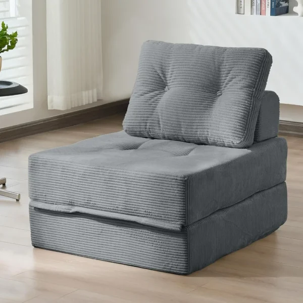 Folding Sofa Bed, 3-in-1 Convertible Sleeper Chair