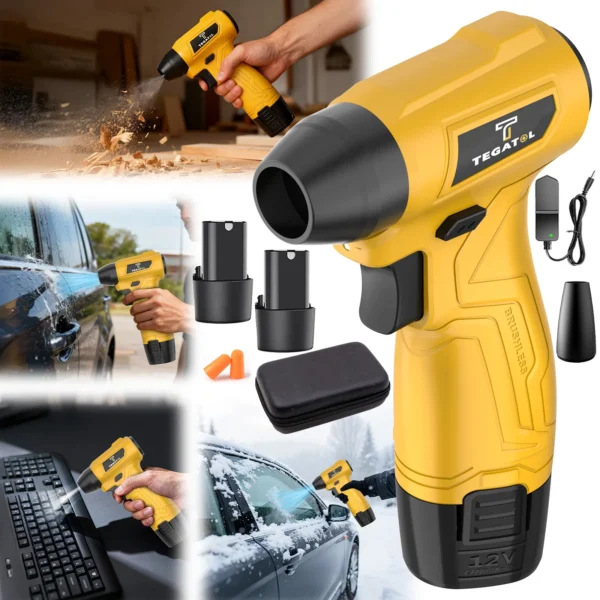 Powerful Turbo Blower Multifunctional with Battery
