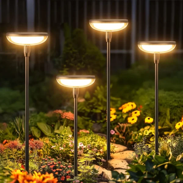Solar Powered Pathway Lights Waterproof