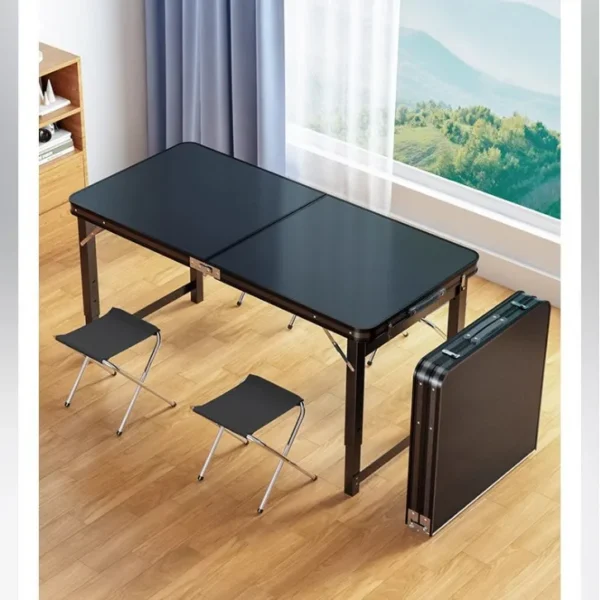 Outdoor Folding Adjustable Height Camping Table