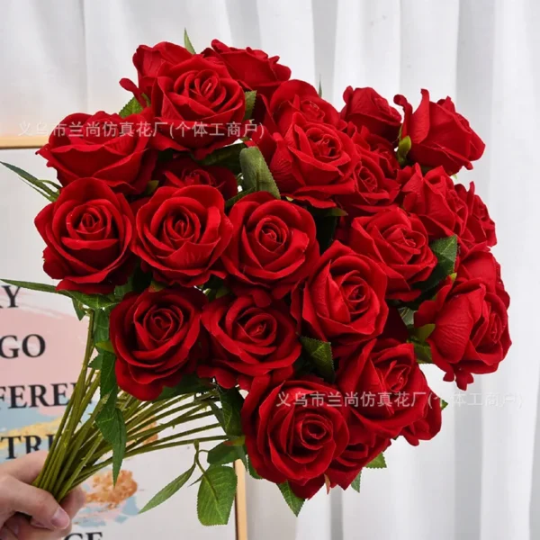 5/10/20/50pcs Artificial Rose Flowers