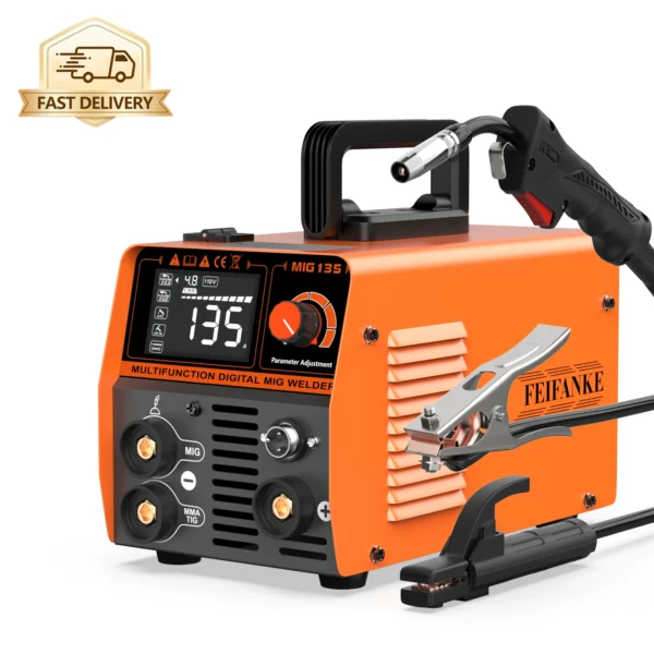 135A MIG Welder,110V Gasless Flux