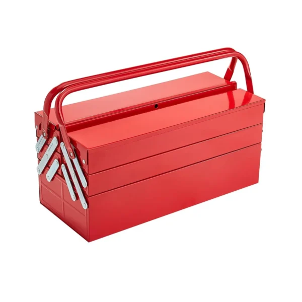 18-Inch Portable Folding Metal Tool Box