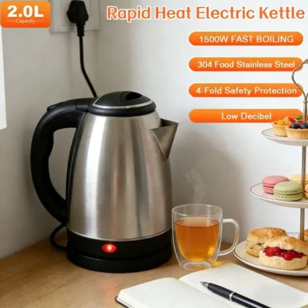 2L Stainless Steel Electric Kettle